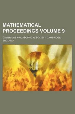 Cover of Mathematical Proceedings Volume 9