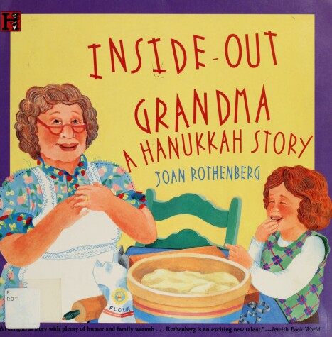 Book cover for Inside-out Grandma: A Hanukkah Story