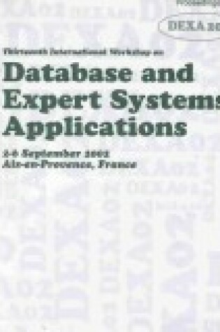 Cover of 2002 Database & Expert System Applicatins(Dexa)