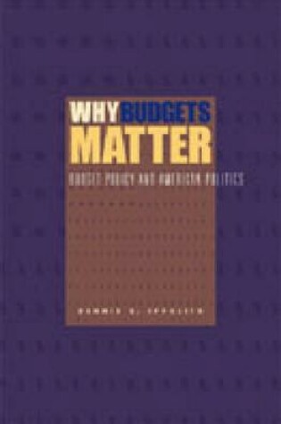 Cover of Why Budgets Matter