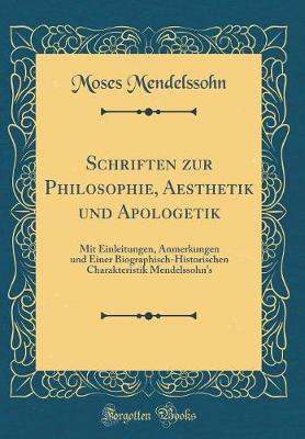 Book cover for Schriften Zur Philosophie, Aesthetik Und Apologetik