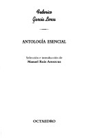 Book cover for Antologia Esencial - Federico Garcia Lorca