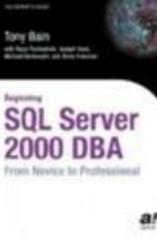 Cover of Beginning SQL Server 2000 DBA