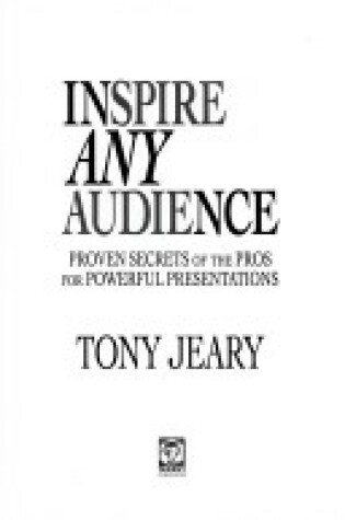 Cover of Inspire Any Audience