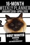 Book cover for 2018-2019 Weekly Planner - Most Wanted Birman