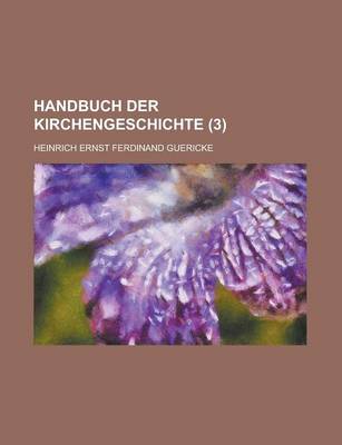 Book cover for Handbuch Der Kirchengeschichte (3 )