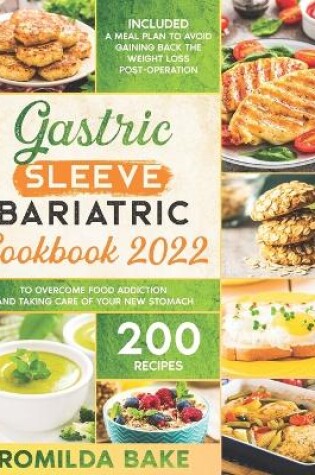 Cover of gastric sleeve bariatric cookbook 2021