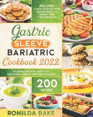 Book cover for gastric sleeve bariatric cookbook 2021