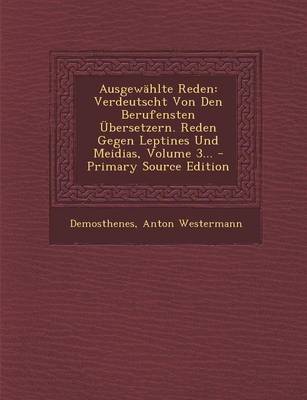 Book cover for Ausgewahlte Reden