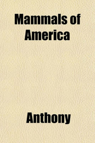 Cover of Mammals of America