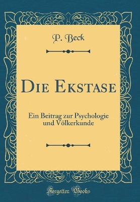 Book cover for Die Ekstase