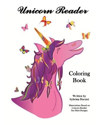 Book cover for Unicorn Reader Coloring Book