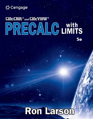 Book cover for Webassign for Larson's Precalculus with Limits, Single-Term Printed Access Card