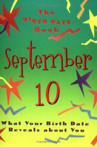 Cover of The Birth Date Book September 10