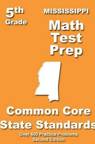 Cover of Mississippi 5th Grade Math Test Prep