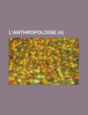 Book cover for L'Anthropologie (4)