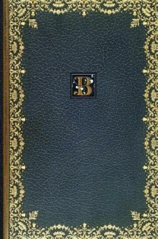 Cover of Golden Teal Monogram B 2018 Planner Diary