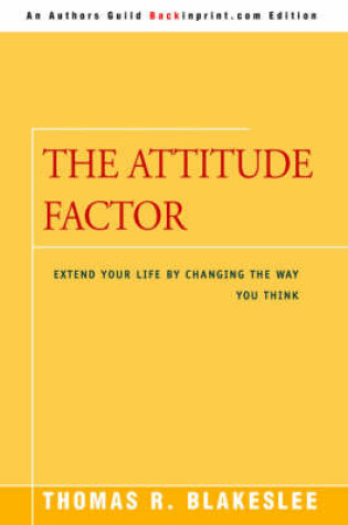 Cover of The Attitude Factor