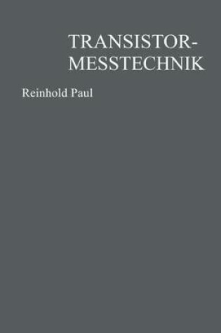 Cover of Transistormesstechnik