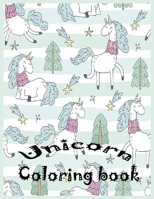 Book cover for Unicorn Coloring book