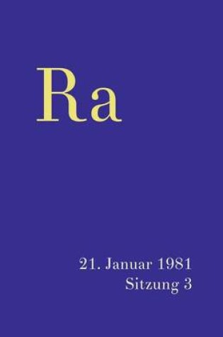 Cover of Ra 21. Januar 1981