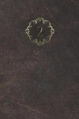 Book cover for Monogram "2" Meeting Notebook