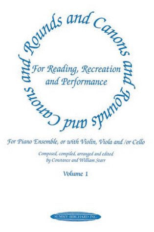 Cover of Rounds & Canons for Reading, Recreation Vol. 1