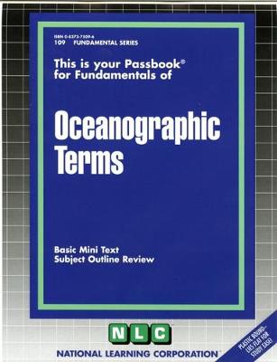 Book cover for OCEANOGRAPHIC TERMS