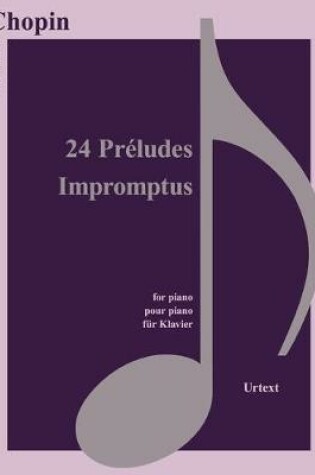 Cover of 24 Preludes, Impromptus