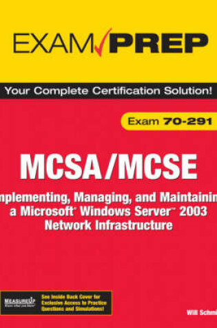 Cover of Valuepack: MCSE 70-294 Exam Prep: Planning, Implementing, and Maintaining a Microsoft Windows Server 2003 Active Directory Infastructure /MCSA/MCSE 70-291 Exam Prep: Planning and Maintaining  a Microsoft Windows Server 2003 network Infastructure