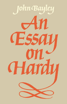 Book cover for An Essay on Hardy