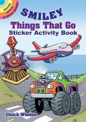 Book cover for Smiley Things That Go Sticker Activity Book