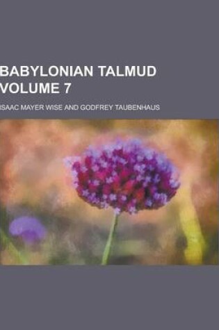 Cover of Babylonian Talmud Volume 7