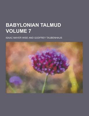Book cover for Babylonian Talmud Volume 7