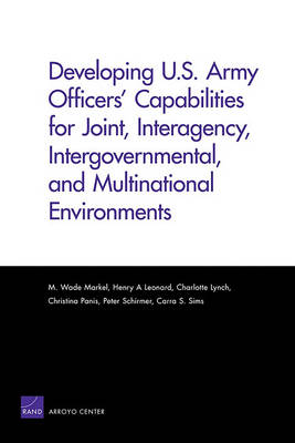 Book cover for Developing Us Army Officers Capabilities