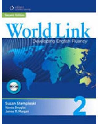 Book cover for World Link 2 with Student CD-ROM