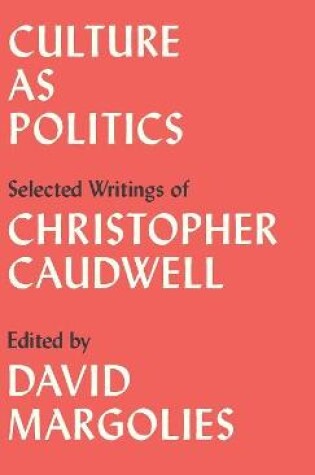 Cover of Culture as Politics