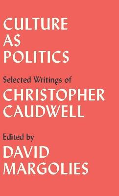 Book cover for Culture as Politics