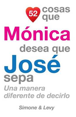 Cover of 52 Cosas Que Mónica Desea Que José Sepa
