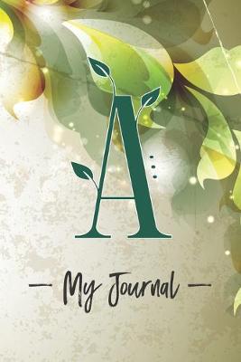 Book cover for "A" My Journal