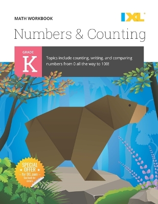 Book cover for Kindergarten Numbers and Counting Workbook (IXL Workbooks)