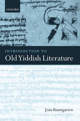 Book cover for Introduction to Old Yiddish Literature