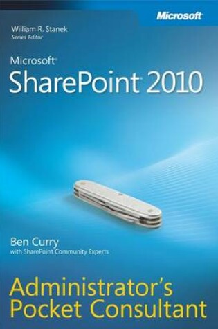 Cover of Microsoft(r) Sharepoint(r) 2010 Administrator's Pocket Consultant