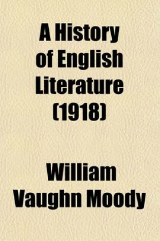 Cover of A History of English Literature (1918)