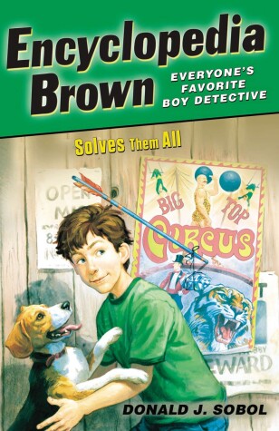 Book cover for Encyclopedia Brown Solves Them All