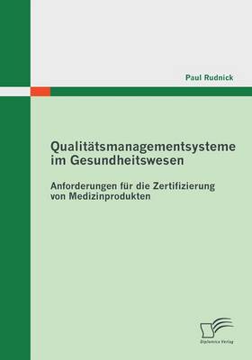 Book cover for Qualitatsmanagementsysteme im Gesundheitswesen