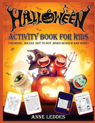 Book cover for HALLOWEEN Activity Book For Kids