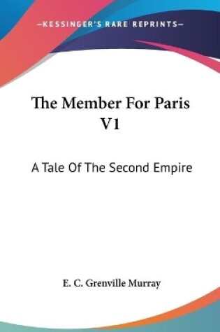 Cover of The Member For Paris V1