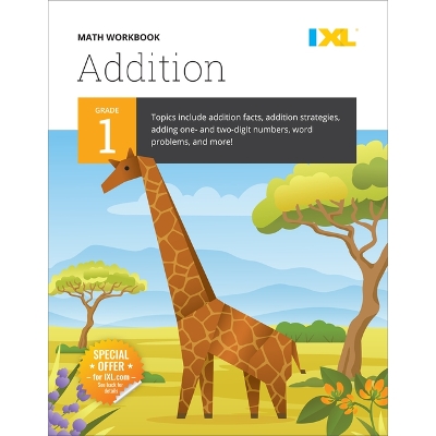 Cover of Grade 1 Addition Workbook (IXL Workbooks)