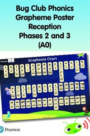 Cover of Bug Club Phonics Grapheme Poster Reception Phases 2 and 3 (A0)
